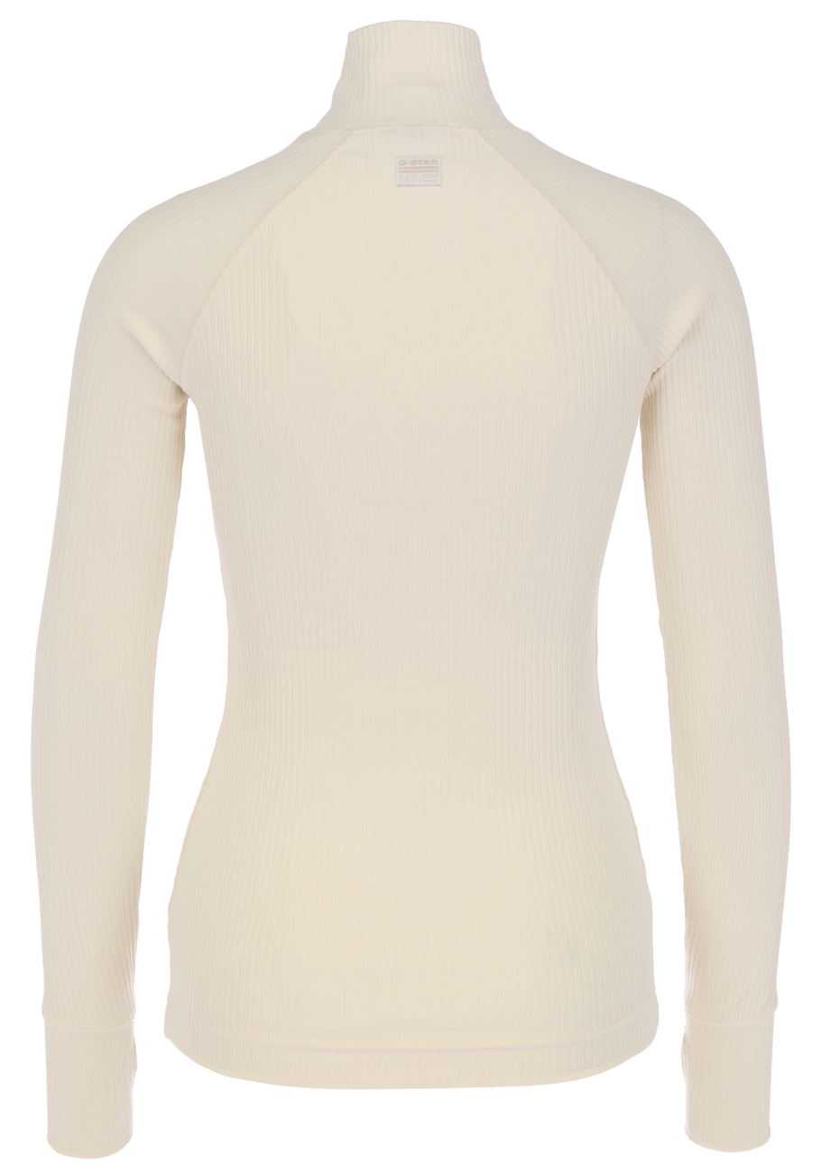 G-STAR RAW DENIM RIB MOCK SLIM L/S WMN Damen Turtleneck Shirt